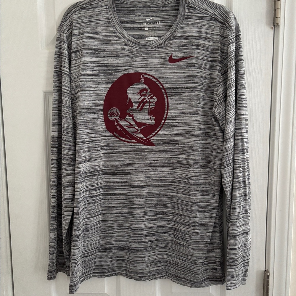 Nike Florida State Heather Gray Long Sleeve